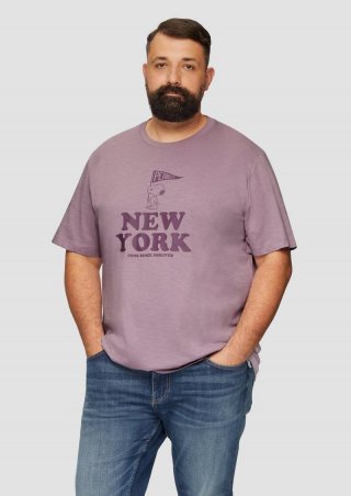 s.Oliver T-Shirt mit Peanuts®-Print - flieder