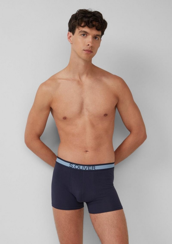 s.Oliver Boxershorts im 3er-Pack - royalblau