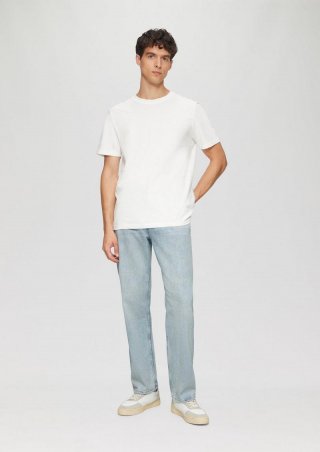 s.Oliver Jeans / Loose Fit / Mid Rise / Wide Leg / Baumwoll-Lyocellmix - blau
