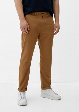 s.Oliver Relaxed Fit-Chino Detroit - sandstein