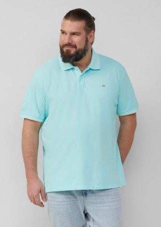s.Oliver Poloshirt mit kleinem Labelpatch - ozeangrün
