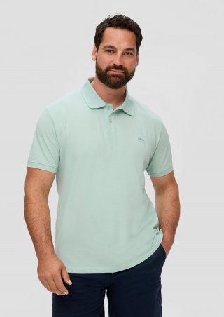 s.Oliver Poloshirt mit Piquéstruktur - minze