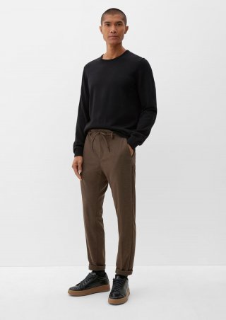 s.Oliver Slim: Jogg Suit-Hose - mokka