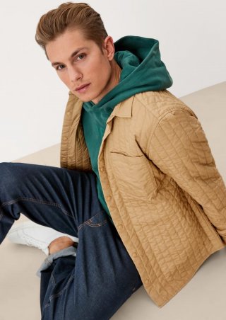 s.Oliver Overshirt mit Steppung - sandstein