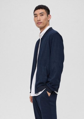 s.Oliver Blouson aus Viskosestretch - navy