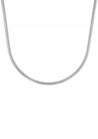 s.Oliver Edelstahl-Kette mit Schlangengliederung - silber