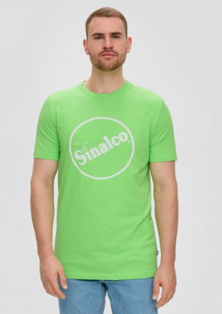 s.Oliver T-Shirt aus Baumwoll-Jersey mit Sinalco®-Print - bambusgrün
