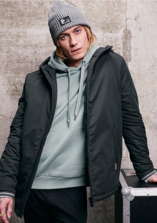 s.Oliver Winterjacke mit Kapuze - schwarz