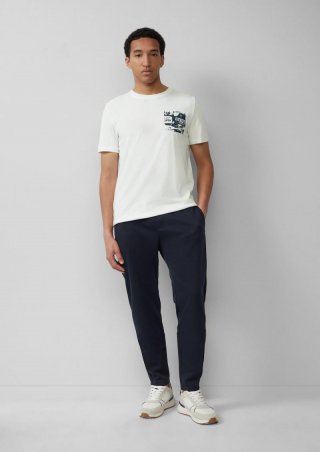 s.Oliver Jogpants aus Jersey - tiefblau