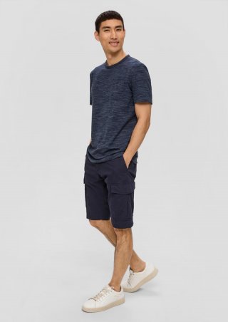 s.Oliver Cargo-Bermuda im Relaxed Fit - navy
