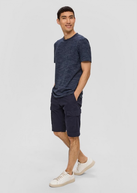 s.Oliver Cargo-Bermuda im Relaxed Fit - navy
