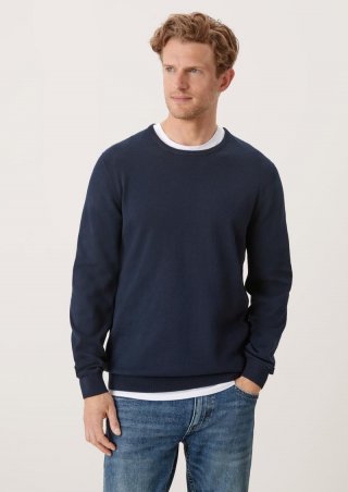 s.Oliver Pullover aus Feinstrick - navy