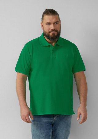 s.Oliver Poloshirt aus Baumwollpiqué - grün