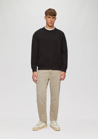 s.Oliver Coloured-Jeans Scube / Relaxed Fit / High Rise / Straight Leg / reine Baumwolle - olivgrün