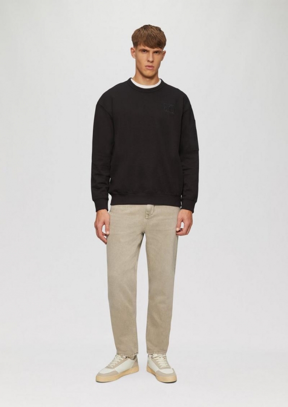 s.Oliver Coloured-Jeans Scube / Relaxed Fit / High Rise / Straight Leg / reine Baumwolle - olivgrün