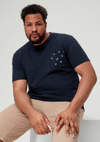 s.Oliver T-Shirt aus Baumwolle - navy