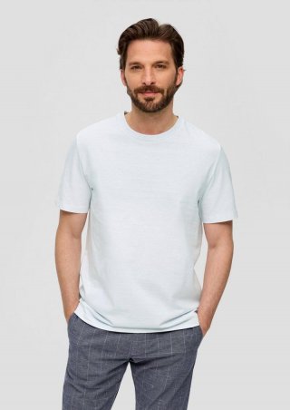 s.Oliver T-Shirt mit Crew Neck - weiß