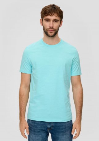 s.Oliver T-Shirt mit Crew Neck - helles türkis