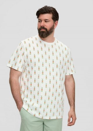 s.Oliver T-Shirt mit Sinalco® -Print - weiß
