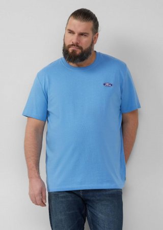 s.Oliver T-Shirt mit Ford®-Artwork aus schwerer Baumwolle - blau