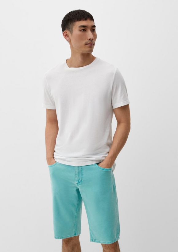 s.Oliver Jeans / Regular Fit / High Rise / Straight Leg - helles türkis