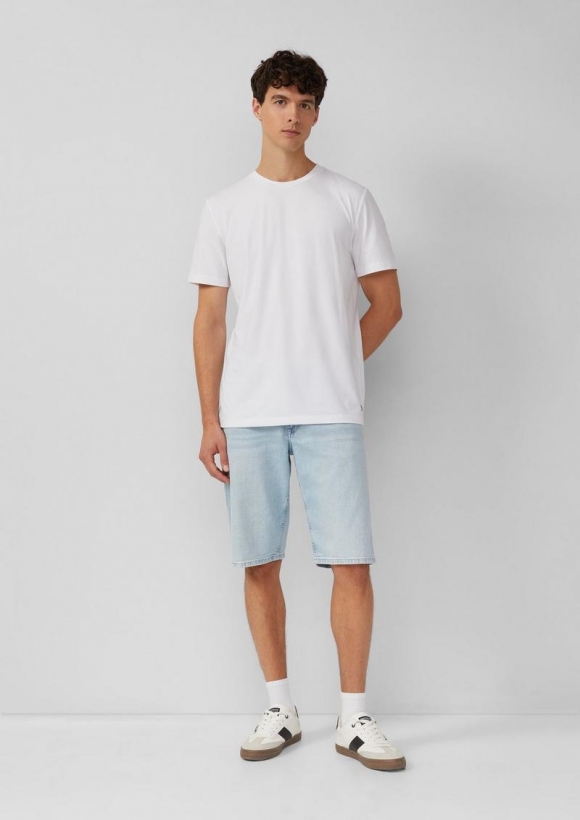 s.Oliver Jeans-Shorts / Regular Fit / Mid Rise - blau