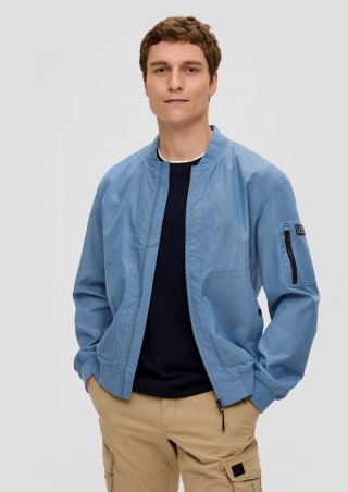 s.Oliver Bomberjacke mit aufgesetzten Taschen - hellblau
