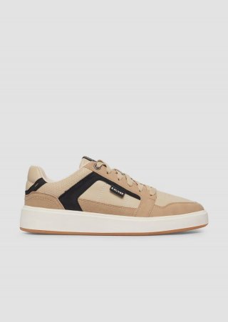 s.Oliver Sneaker mit Kontrast-Details - beige