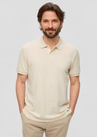 s.Oliver Poloshirt aus Viskosemix - sandstein