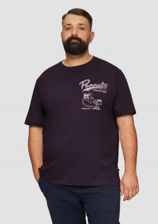 s.Oliver T-Shirt mit Peanuts®-Print - lila