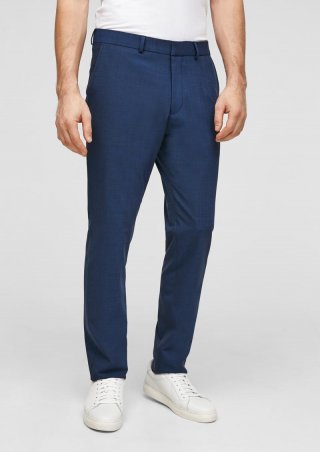 s.Oliver Slim Fit: Hose mit Hyperstretch - ozeanblau