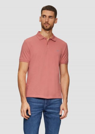 s.Oliver Poloshirt aus Baumwollpiqué - pfirsich