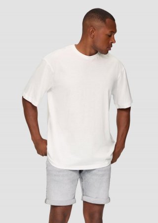 s.Oliver Basic-Shirt im Loose Fit - creme