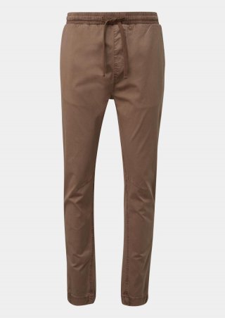 s.Oliver Slim: Hose mit elastischem Bund - karamell