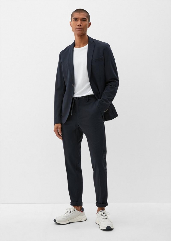 s.Oliver Slim: Jogg Suit-Hose - navy