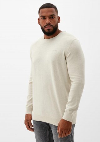 s.Oliver Pullover aus Feinstrick - wollweiß