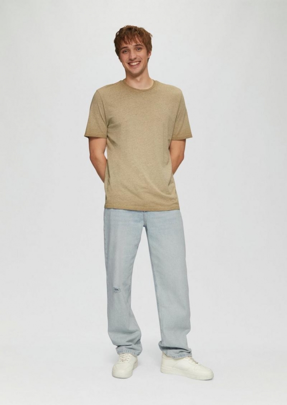 s.Oliver Jeans / Loose Fit / Mid Rise / Straight Leg - hellblau