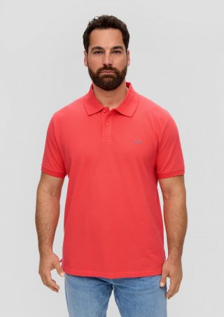 s.Oliver Poloshirt mit Piquéstruktur - koralle