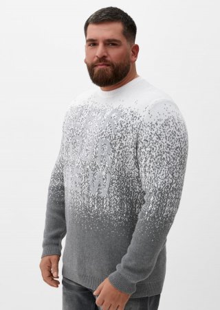 s.Oliver Pullover aus Baumwollstrick - weiß
