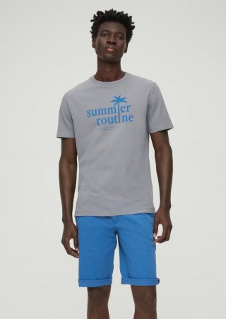 s.Oliver Austin: Bermuda aus Baumwollstretch - royalblau