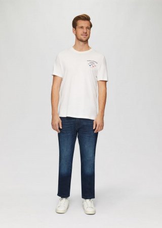 s.Oliver Jeans Benito / Regular Fit / Mid Rise / Straight Leg - blau