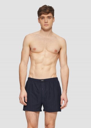 s.Oliver Boxershorts im 2er-Pack - dunkelblau