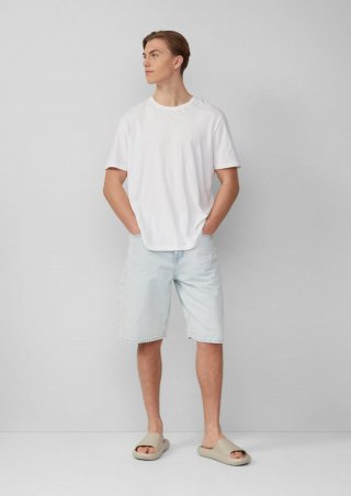 s.Oliver Jeans-Shorts / Loose Fit / Mid Rise - blau