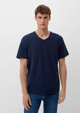 s.Oliver T-Shirt im 2er-Pack - tiefblau