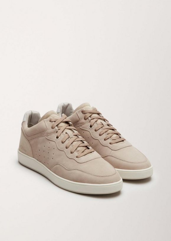 s.Oliver Sneaker aus Echtleder - hellbraun