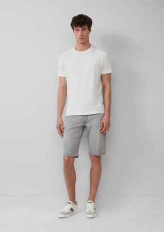 s.Oliver Bermuda-Jeans / Regular Fit / Mid Rise / Straight Leg - grau