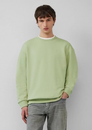 s.Oliver Sweatshirt mit Logo-Stickerei - hellgrün
