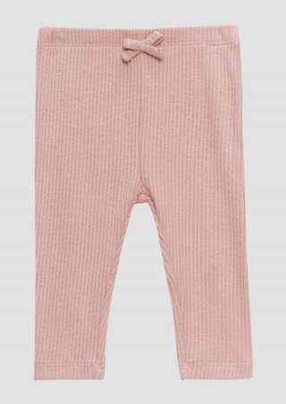 s.Oliver Angeraute Leggings mit Rippstruktur - zartrosa