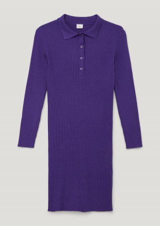 s.Oliver Strickkleid aus Viskosemix - flieder