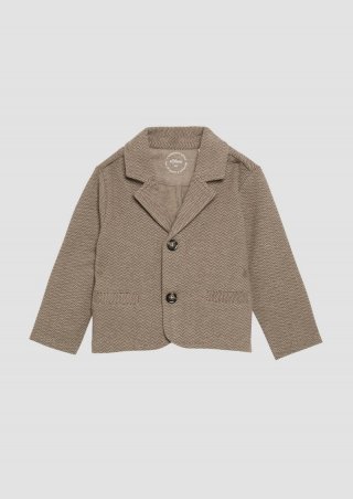 s.Oliver Festiver Blazer aus Baumwollmix - karamell